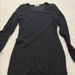 Marine Layer Black Long Sleeve Women's Dress